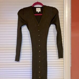 Dark green dress
